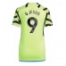 Tanie Strój piłkarski Arsenal Gabriel Jesus #9 Koszulka Wyjazdowej dla damskie 2023-24 Krótkie Rękawy